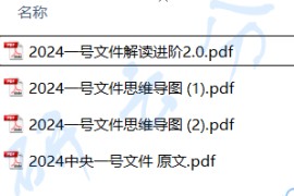 2024中央一号文件思维导图.zip